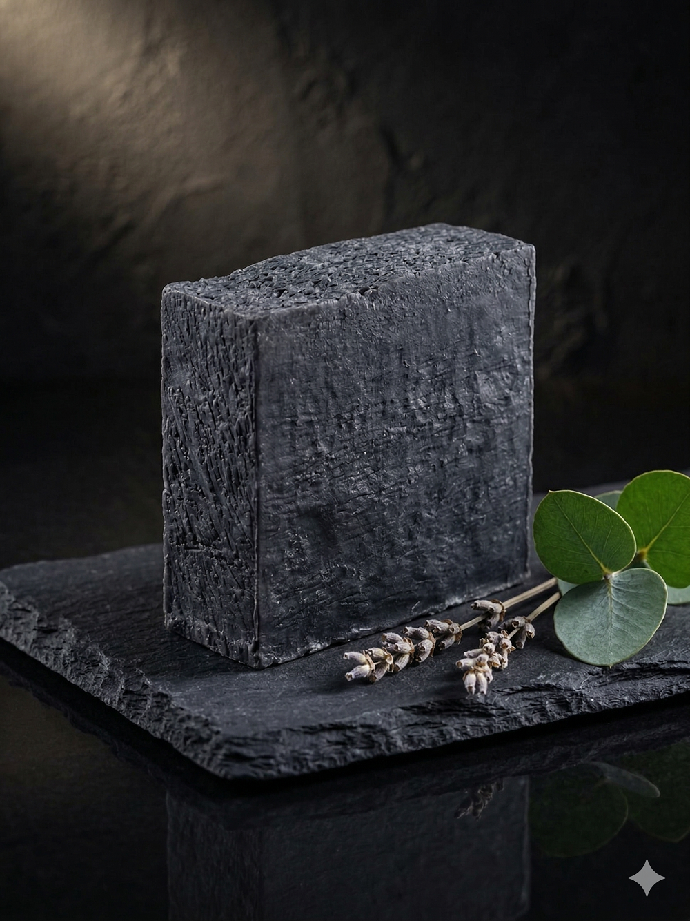 Lavender & Eucalyptus Charcoal Tallow Soap