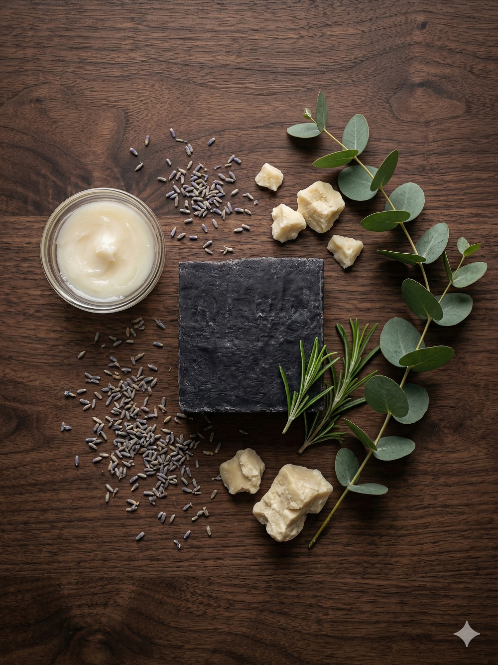 Lavender & Eucalyptus Charcoal Tallow Soap
